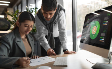 people-analyzing-checking-finance-graphs-office