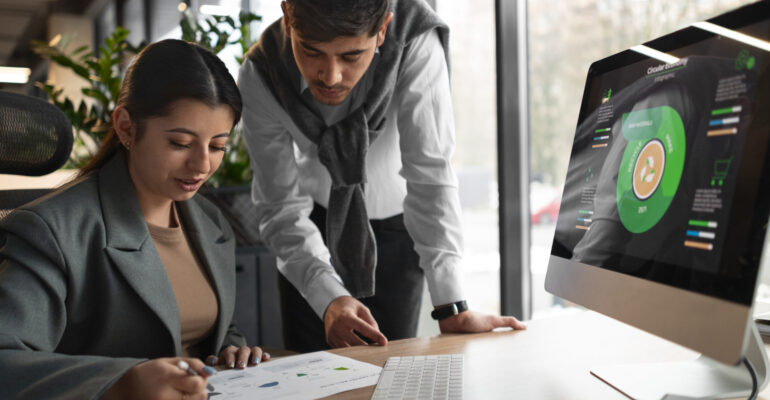 people-analyzing-checking-finance-graphs-office