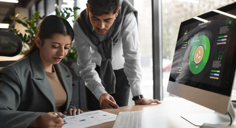 people-analyzing-checking-finance-graphs-office